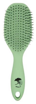Парикмахерская щетка I LOVE MY HAIR 1502 зеленая глянцевая L